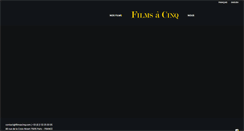 Desktop Screenshot of filmsacinq.com